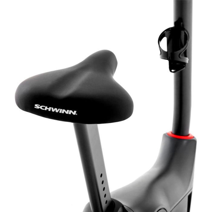 Schwinn 130 Upright Exercise Fitness Bike with Fitness Accessories Bundle