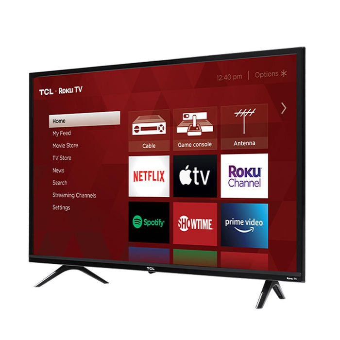 TCL 50S435 50" 4-Series 4K UHD Smart Roku LED TV w/ Deco Home Soundbar Bundle