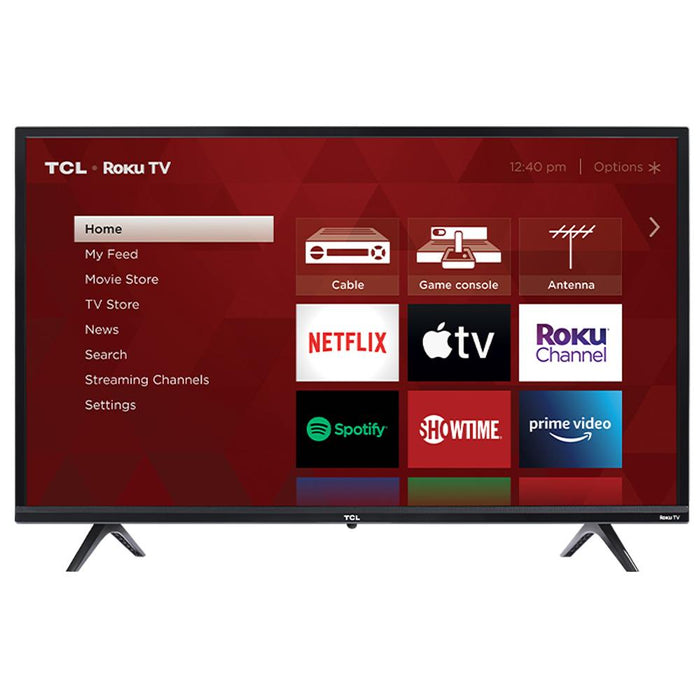 TCL 55S435 55" 4-Series 4K Ultra HD Smart Roku LED TV + Movies Streaming Pack