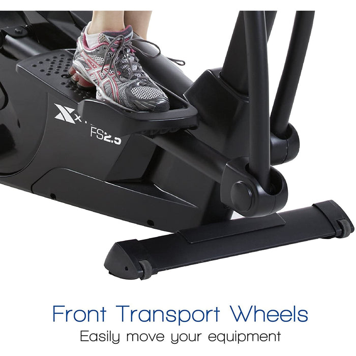 XTERRA Fitness FS2.5 Dual Action Elliptical Trainer Exercise Machine (Black)