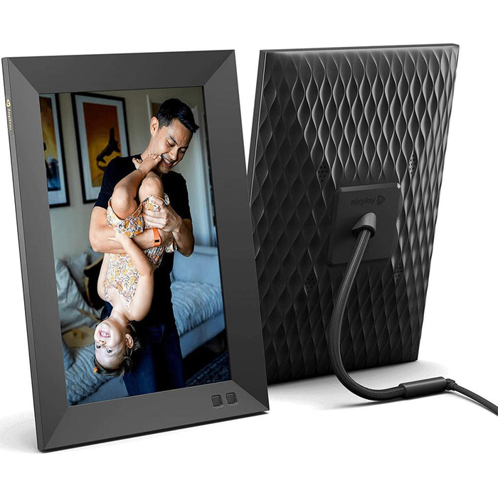 Nixplay Smart Digital Picture Frame 10.1 Inch with 1 Year Extended Warranty
