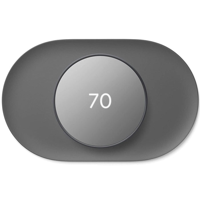 Google Nest Trim Plate for Nest Thermostat (Charcoal) - GA02086-US