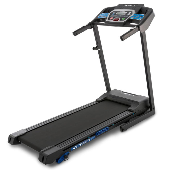 XTERRA Fitness TRX1000 Folding Treadmill with Wheels  + Fitness Accessories Bundle