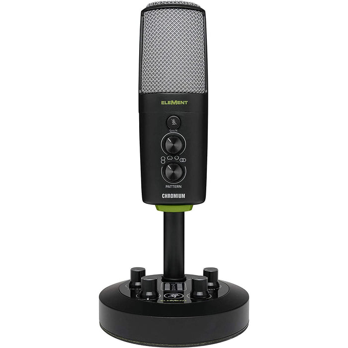 Mackie EleMent Series Chromium USB Condenser Microphone - (EM-CHROMIUM)