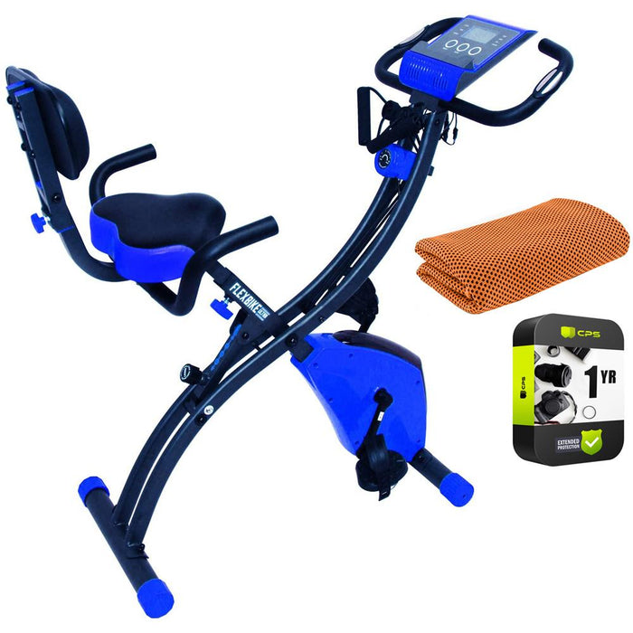 Echelon Flex Bike System Blue with 1 Year Extended Warranty and Towel