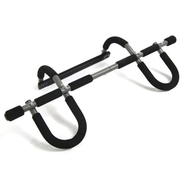 Stamina Doorway Pull Up Bar Trainer Plus w/ Deco Gear 7-Piece Fitness Kit