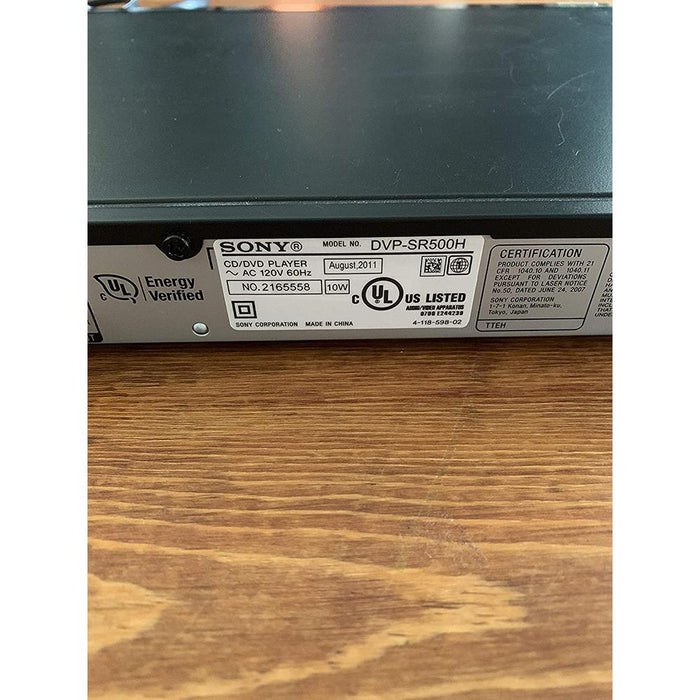 Sony DVPSR500H - 1080p Upscaling DVD Player - Open Box