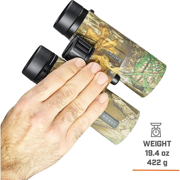 Bushnell Engage X 10X42 Binoculars, Real Tree Camo - BENX1042RB