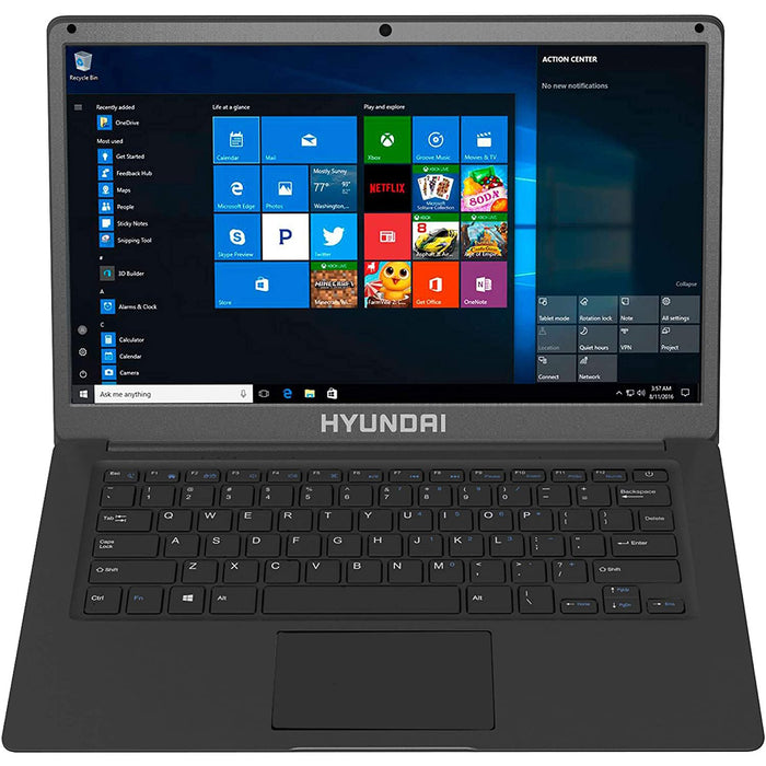 Hyundai Thinnote-A 14.1" Intel Celeron Apollo Lake N3350 4GB/64GB Laptop, Grey