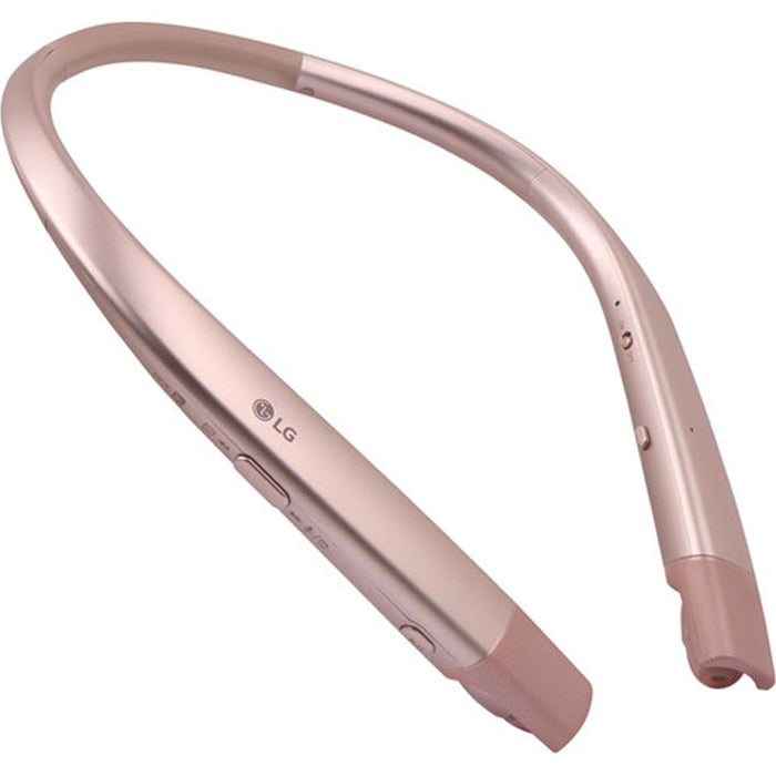 LG TONE Platinum Alpha Bluetooth Neckband Headset (Gold) - HBS-930  - Open Box