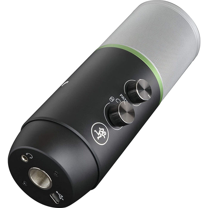 Mackie EleMent Series Carbon USB Condenser Microphone (EM-CARBON) + Essential Bundle