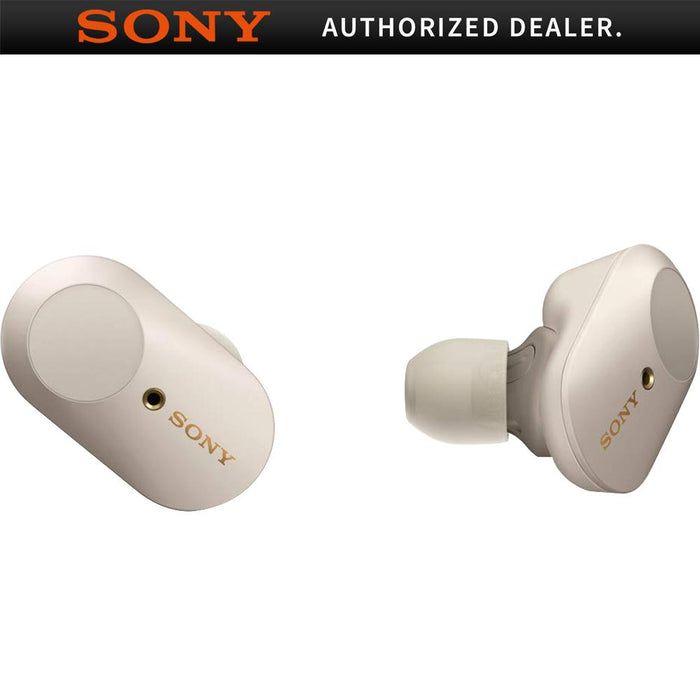 Sony WF-1000XM3 Industry Leading Noise Canceling Truly Wireless Earbuds (Silver)