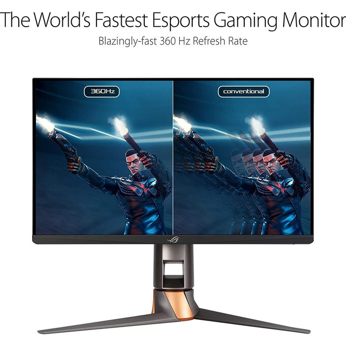 Asus ROG Swift 360Hz 24.5" HDR, IPS, G-SYNC Gaming Monitor with Cleaning Bundle