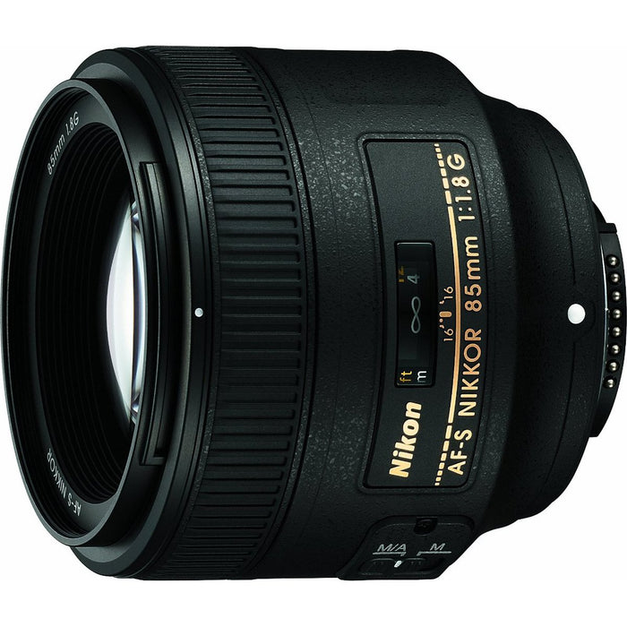 Nikon 85mm f/1.8G AF-S NIKKOR Lens for Nikon Digital SLR Cameras - FACTORY REFURBISHED