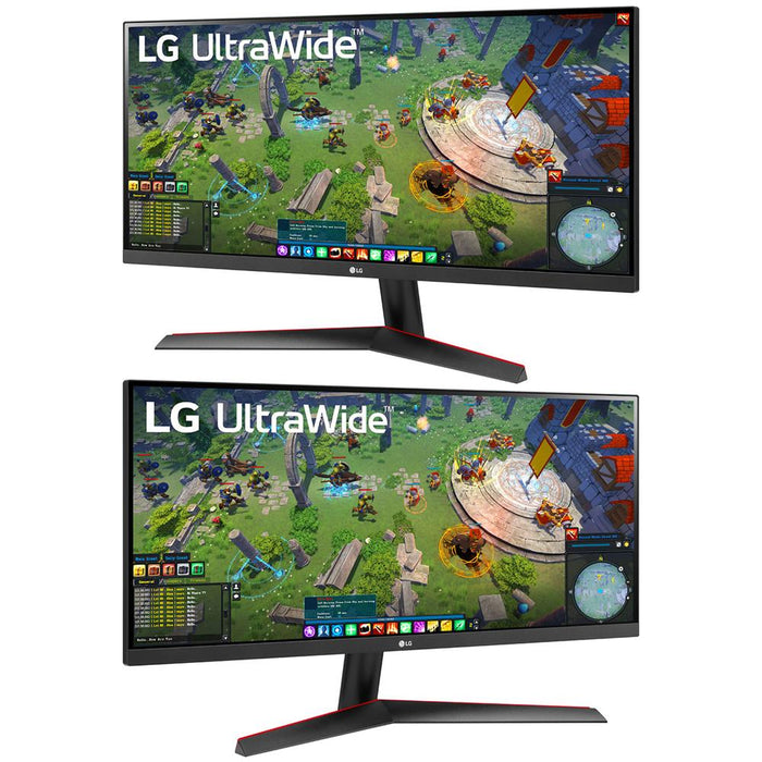 LG 29" UltraWide FHD HDR FreeSync Monitor with USB Type-C 2 Pack