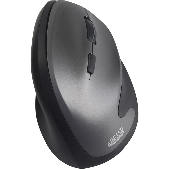 Adesso Antimicrobial Vertical Ergonomic Wireless Mouse - iMouseA20
