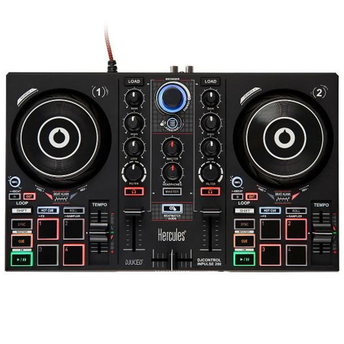 Hercules All-In-One DJ Learning Kit w/ Software, Speakers & Headphones+Warranty