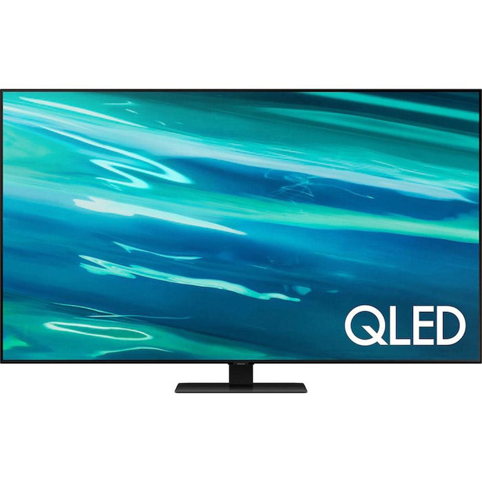 Samsung QN85Q80AA 85 Inch QLED 4K Smart TV (2021) with Premium Extended Protection Plan