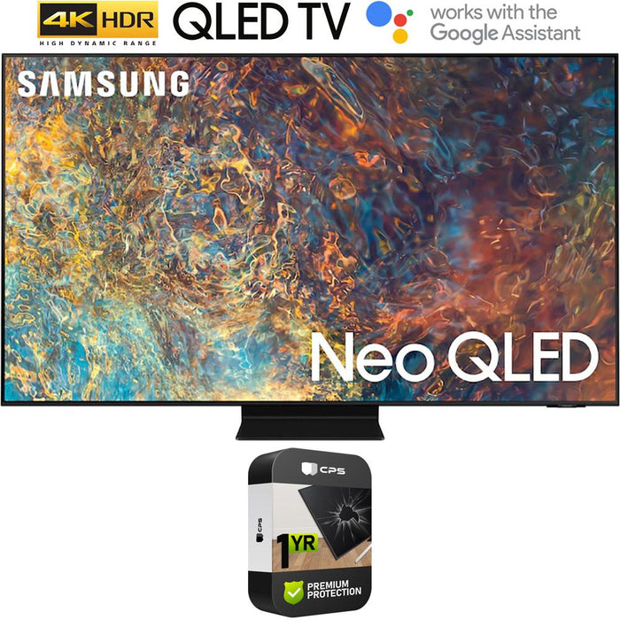 Samsung QN85QN90AA 85 Inch Neo QLED 4K Smart TV 2021 with Premium 1 Year Extended Plan