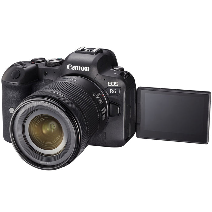 Canon EOS R6 Full Frame Mirrorless Camera Body with 24-105mm IS STM Lens Kit 4082C022