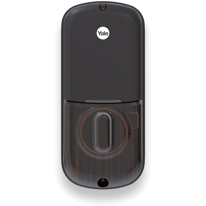 Yale Locks Assure Lock Push Button in Oil Rubbed Bronze (Standalone) + 2-Pack Smart Plug