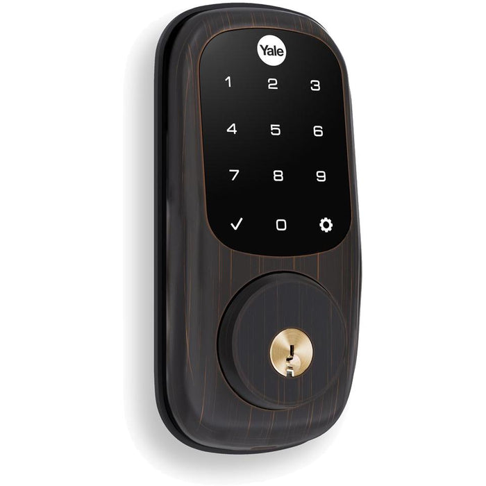 Yale Locks Assure Lock Touchscreen w/ Z-Wave in Oil Rubbed Bronze + 2-Pack Smart Plug