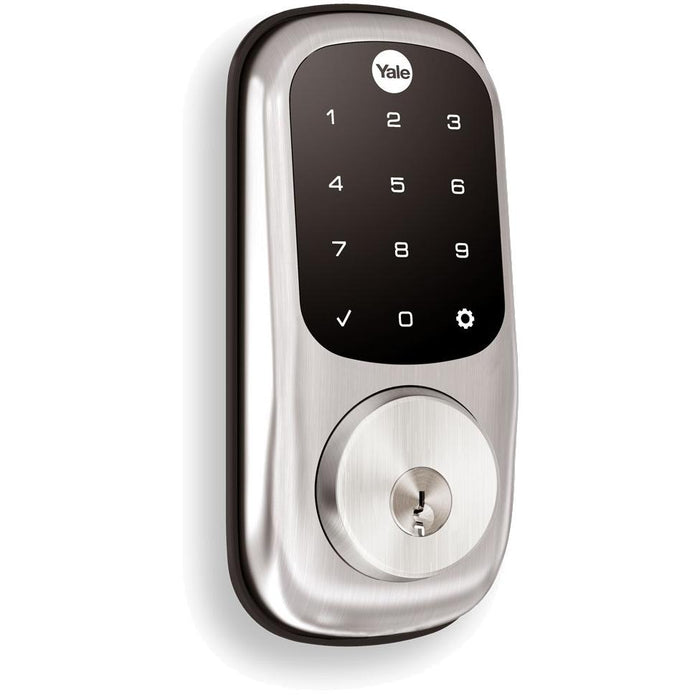 Yale Locks Assure Lock Touchscreen with ZigBee in Satin Nickel (YRD226) + 2-Pack Smart Plug