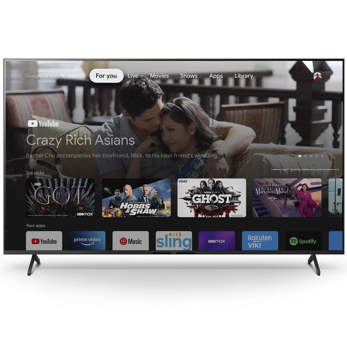 Sony 85" X85J 4K Ultra HD LED Smart TV 2021 Model with 2 Year Extended Warranty