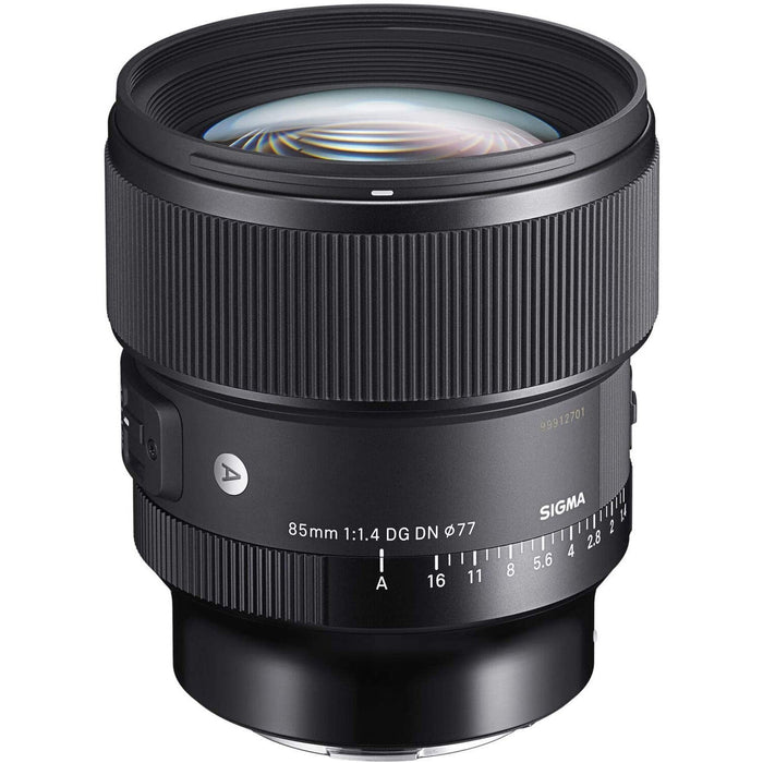 Sigma 85mm F1.4 DG DN Art Lens for L-Mount Full Frame Mirrorless + Accessories Bundle