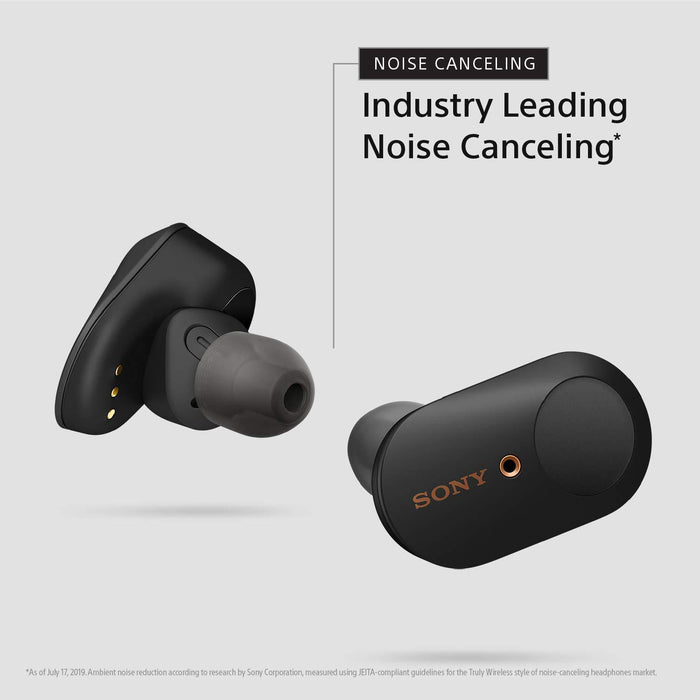 Sony WF-1000XM3 Noise Canceling Truly Wireless Earbuds (Black) - Open Box