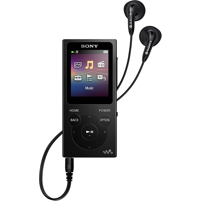Sony NW-E393 4GB Walkman Digital Music MP3 Audio Player - Black - Open Box
