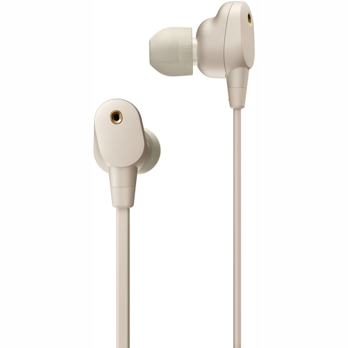 Sony Noise Canceling Wireless Behind-Neck In Ear Headphones, Silver - Open Box