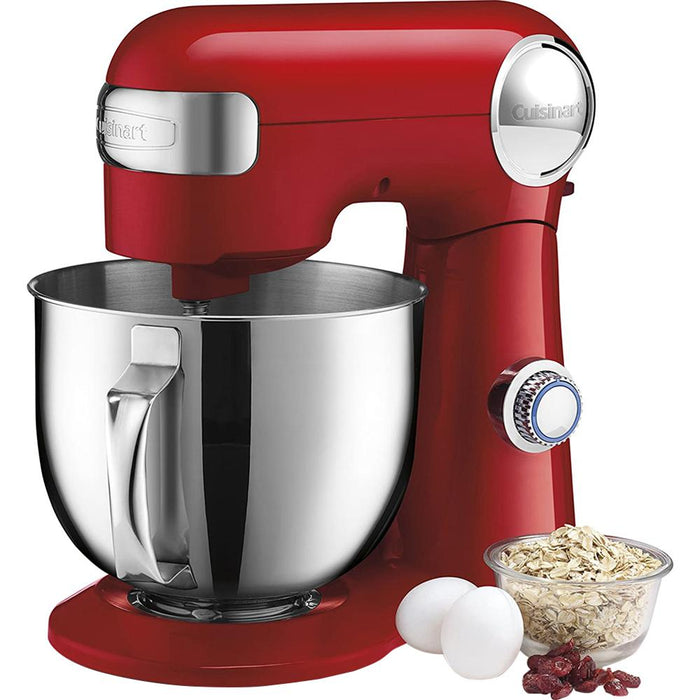 Cuisinart Precision Master 5.5-Quart 12-Speed Stand Mixer (Ruby Red)