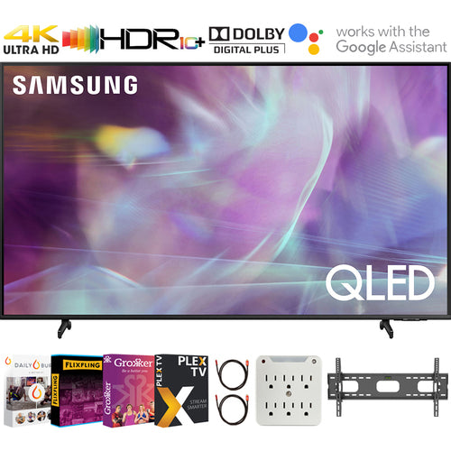 Samsung QN70Q60AA 70 Inch QLED 4K Smart TV (2021) + Movies Streaming Pack