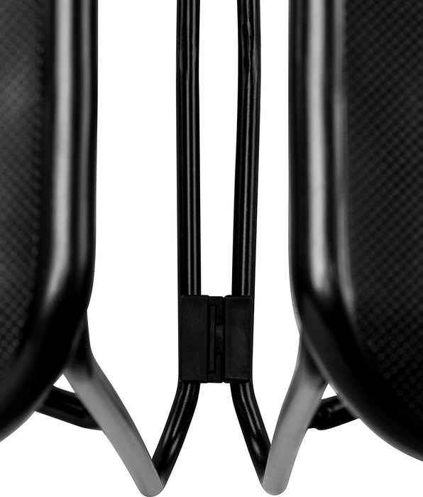 National Public Seating Commercialine Multi-purpose Ultra Compact Stack Chair, Black