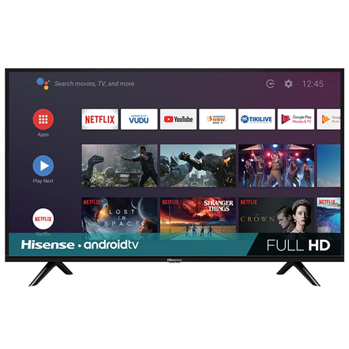 Hisense 43 Inch H55 Series FHD Smart Android TV with 2 Year Extended Warranty