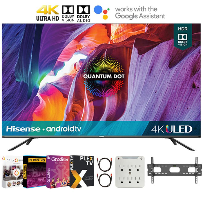 Hisense 75" H8G Quantum Series 4K ULED Android Smart TV + Movies Streaming Pack