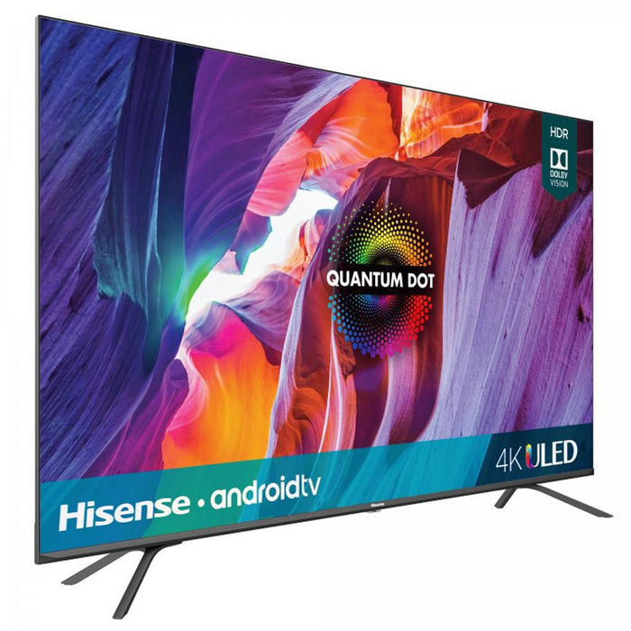 Hisense 75" H8G Quantum Series 4K ULED Smart TV with Deco Home 60W Soundbar Bundle