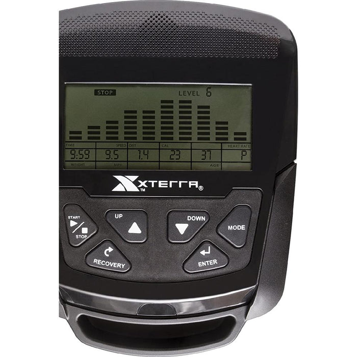 XTERRA Fitness FS1.5 Elliptical Exercise Machine Trainer (Black) - Open Box