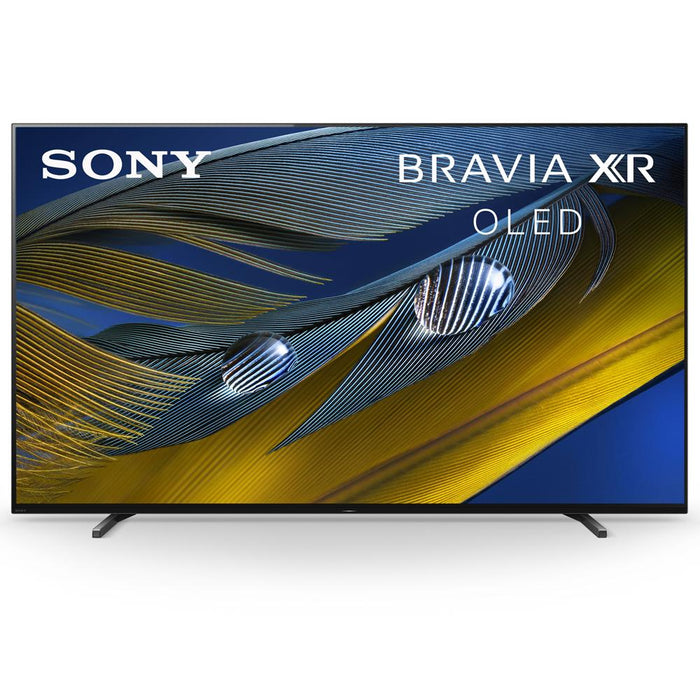 Sony XR55A80J 55" A80J 4K OLED Smart TV 2021 with Deco Gear Home Theater Bundle