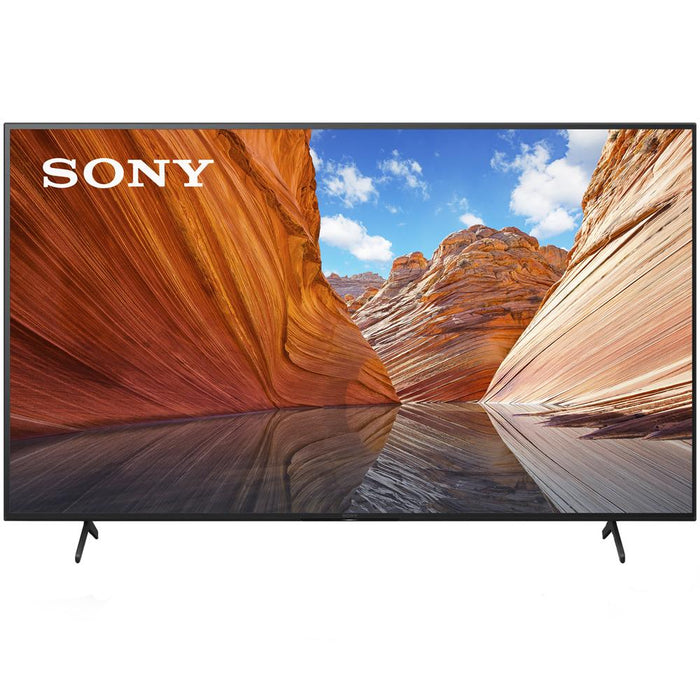 Sony 65" X80J 4K UHD LED Smart TV 2021 Model with Deco Home 60W Soundbar Bundle
