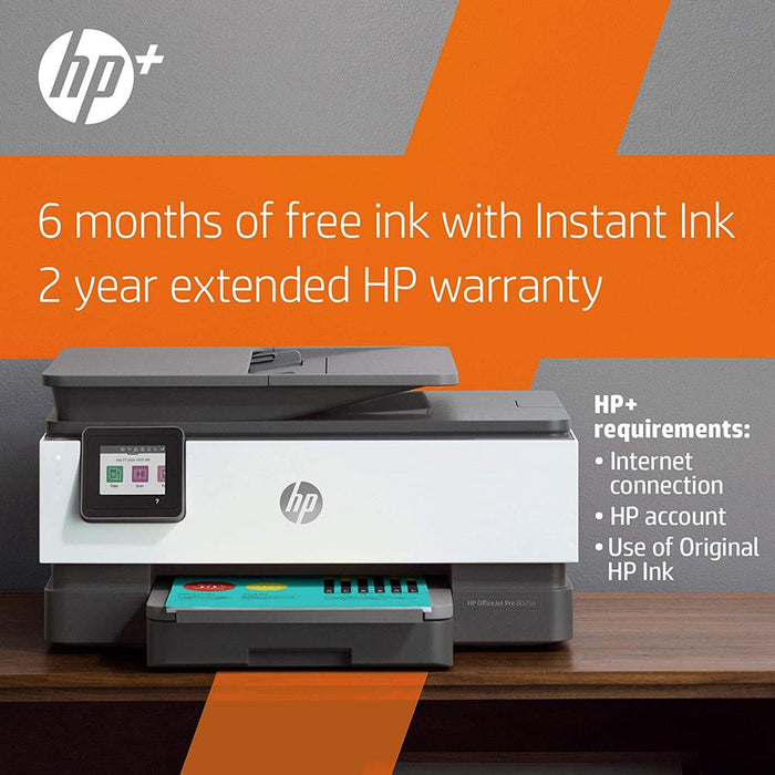 HP Officejet Pro 8025e Inkjet Multifunction  Printer-Color-Copier/Fax/Scanner-29 ppm Mono/25 ppm Color Print-4800x1200 -  1K7K3A#B1H - All-in-One Printers 