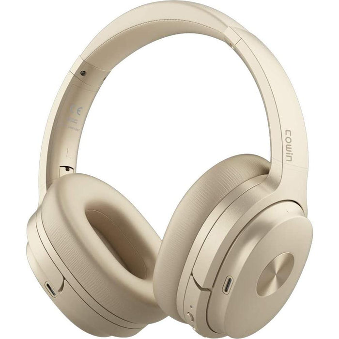Cowin E7 Active Noise Cancelling Bluetooth Over-Ear Headphones, Gold