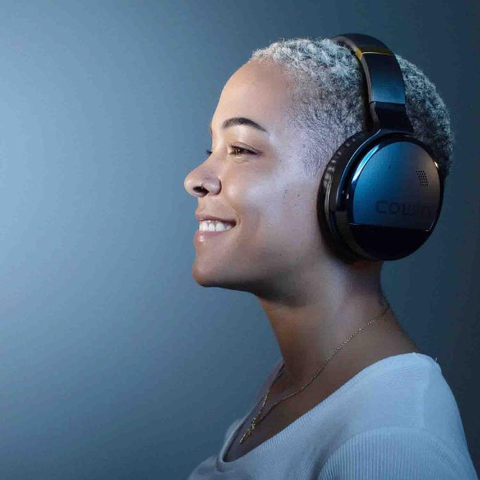 Cowin E8 Perfect Quiet Active Noise Cancelling Bluetooth Headphones, Black/Gold