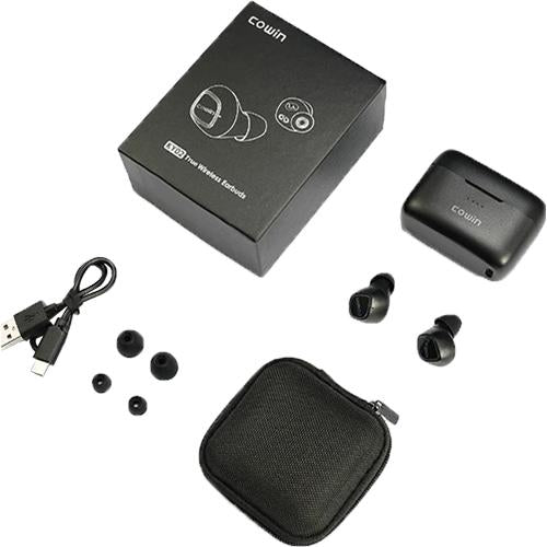 Cowin KY02 True Wireless Bluetooth Sports Eearbuds, Black