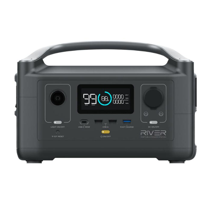 EcoFlow River 288Wh Portable Power Station Backup with Lithium Battery - EFRIVER600-AM