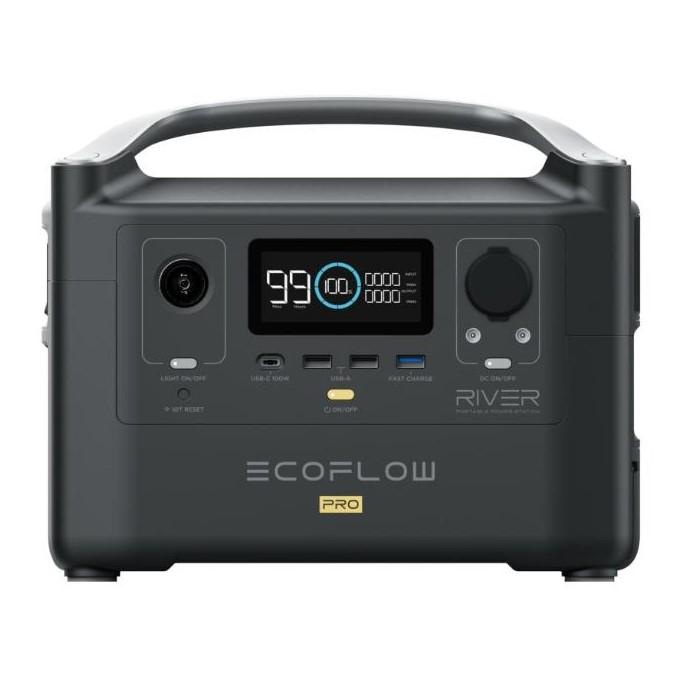 EcoFlow River Pro 720Wh Portable Power Station with Lithium Battery - EFRIVER600PRO-AM