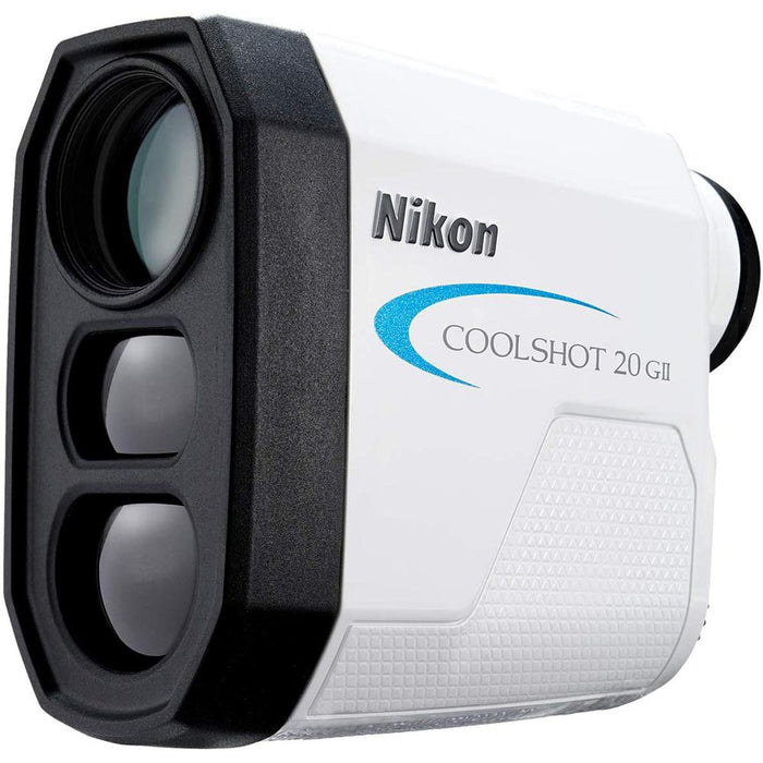 Nikon Coolshot 20 GII Golf Laser Rangefinder with Deco Essentials Golfing Bundle