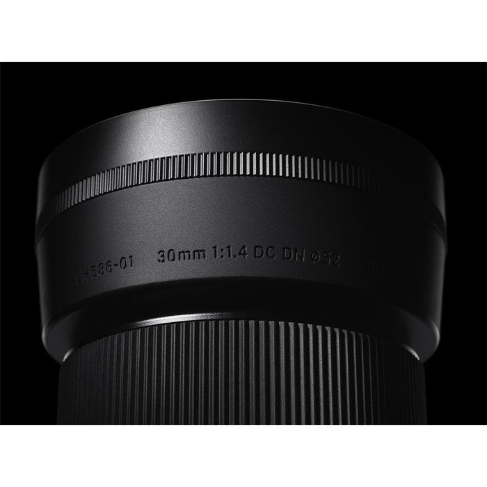 Sigma 30mm F1.4 Contemporary DC DN Lens for Canon M-Mount with 64GB Memory Card