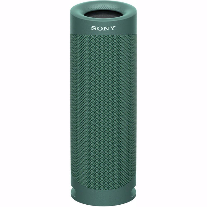Sony XB23 EXTRA BASS Portable Bluetooth Speaker Green + Bag & Extended Warranty